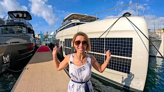 Top Secret? What are They Hiding? Sunreef 80 Power ECO Solar Catamaran Yacht Tour