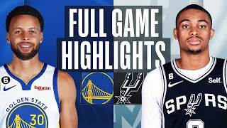 San Antonio Spurs vs. Golden State Warriors Full Game Highlights | 2022-23 NBA Season