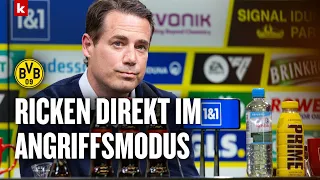 Klartext vom neuen BVB-Boss Ricken: "Werde diese Vereinsfarben verteidigen" | Borussia Dortmund