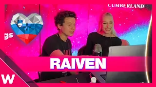 🇸🇮 Raiven (Slovenia) - "Veronika" Interview │ London Eurovision Party 2024