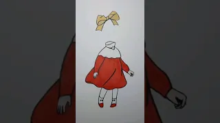 Ninny the Invisible Child timelapse drawing #drawing #moomins #shorts