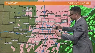 DFW winter weather: Early Thursday update on forecast and road conditions