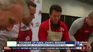 Papa John's says founder resigns as chairman of the board