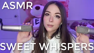 |ASMR| Positive Affirmations, Sweet Whispers (Dual Microphone)