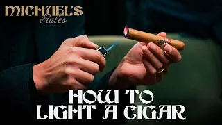 How To Light a Cigar In 2 Mins