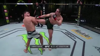 Here's Robert Whittaker Hitting Everyone with the 1-2 Headkick