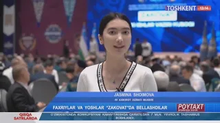 Faxriylar va yoshlar "Zakovat"da bellashdilar (Toshkent)