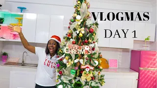 VLOGMAS DAY1 2021 | HOW TO DECORATE A CHRISTMAS TREE