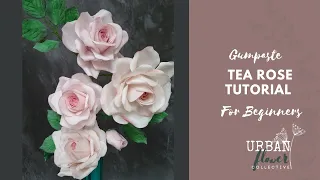 How to make a classic gumpaste / flower paste/ sugar Rose  - a step by step tutorial