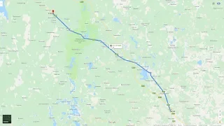 Трасса М10 Е105 Зизино - Новая Болотница. Лето 2018. День.