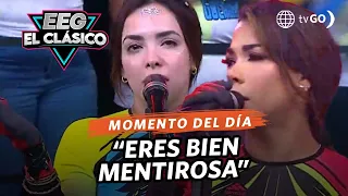 EEG El Clásico: Rosangela Espinoza y Karen Dejo en una intensa discusión (HOY)