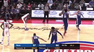 Week 2 / Philadelphia 76ers vs Detroit Pistons Full Game Highlights / 2017 NBA Season