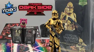 Hot Toys EXCLUSIVE CLONE TROOPER Gold Chrome Version Unboxing & Review+Star Wars Day Gifts & Cosbaby