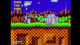 Sonic 01 - Mega SG - video settings test