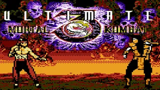 Ultimate Mortal Kombat 3 (Unl) (MK4 Hack) (NES Pirate) - NES Longplay - Liu Kang (NO DEATH RUN)