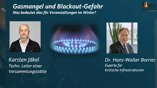 DEB-Talk: Gasmangel und Blackout-Gefahr -was bedeutet dies für Veranstaltungen im Winter?