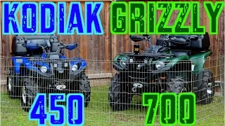 Yamaha Grizzly 700 & Kodiak 450 - A Closer Look - Sept. 20 2014