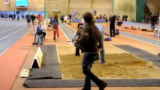 World Record Indoor M40 in Long Jump -13