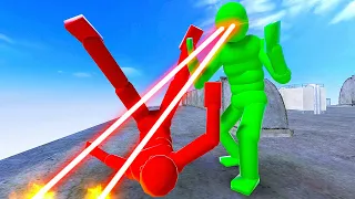 RAGDOLL Fights Using Laser Eyes - Overgrowth Mods Gameplay