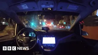 Driverless taxis take to the streets of San Francisco – BBC News