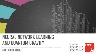 Stefano Lanza - Neural Network Learning and Quantum Gravity