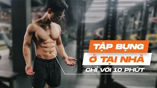 BẮT ĐẦU TẬP 6 MÚI chỉ với 10 phút tại nhà // LV.1 DỄ | Beginner Abs Workout | SHINPHAMM