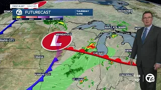 Watching evening storm chances