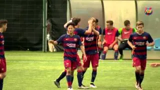 [HIGHLIGHTS] Juvenil (Divisió d’Honor): FC Barcelona A - Sant Andreu (3-0)