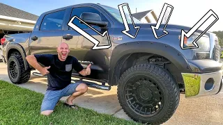 DIY TOYOTA TUNDRA POCKET FENDER FLARE INSTALLATION / ROUGH COUNTRY