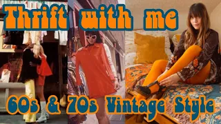 Coming thrifting with me I 60s & 70s inspired Vintage Clothes