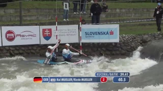 Kai Müller - Kevin Müller (GER) - Semifinal C2M - 2016 ECA Canoe Slalom European Championships