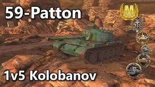 59-Patton - 1v5 Kolobanov - komentovaný replay