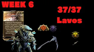 【Warframe】week 6 | Deep Archimedea Elite 37/37 - Lavos Solo