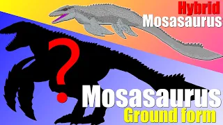 Mosasaurus' ground fighting form