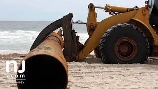 Sand replenishment at Ortley Beach begins