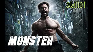 Wolverine origins Monster song skillet ||  [ mix music video ] (wow)