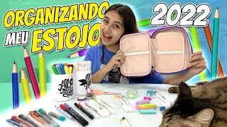 ORGANIZANDO MEU ESTOJO NOVO ! - MATERIAL ESCOLAR 2022 - Julia Moraes