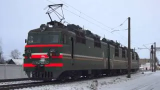 Включение ГВ, запуск "фазана" и компрессора ВЛ80С-2532/2529