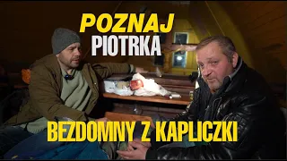 Poznaj PIOTRKA - bezdomny drwal, który śpi w górskiej kapliczce -- BESKIDY