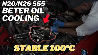 Improved Performance with this Oil Cooler. Get a stable 100°C on N20