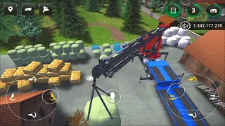 Crane Machine - Low Loader Crane Truck Video - Construction Simulator 3