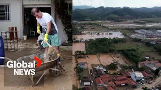 Floods bring havoc to Brazilian households as at least 30 towns in states of emergency