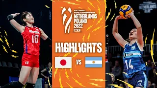 🇯🇵 JPN vs. 🇦🇷 ARG - Highlights  Phase 1| Women's World Championship 2022