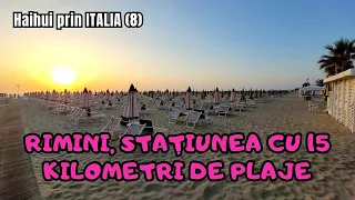 CU ȘENILATA PE PLAJA DIN RIMINI