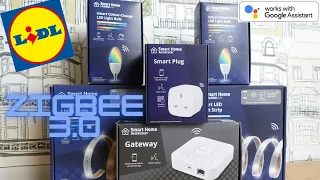 Lidl Smart Home Zigbee Devices Unboxing and Google Home Integration
