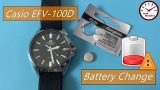 Casio EFV 100D Battery Change