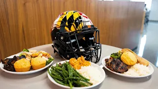 What it Takes to FEED the MARYLAND FOOTBALL Team | AthlEATS