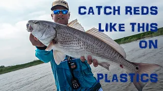 TROUT & REDFISH ON PLASTICS! Let's Fish #12 - 2020 SE Sabine Lake, Louisiana Trout & Redfish