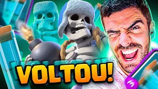 O MELHOR DECK DE GIGANTE ESQUELETO COM CLONE DO CLASH ROYALE ESTA DE VOLTA!