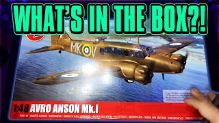 Airfix Avro Anson 1/48 Scale: Unboxing & First Look new Tool 2022 - What's in the Box